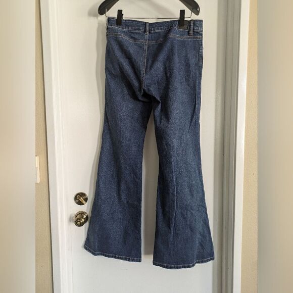 Unif bell bottom blue jeans - Picture 5 of 8